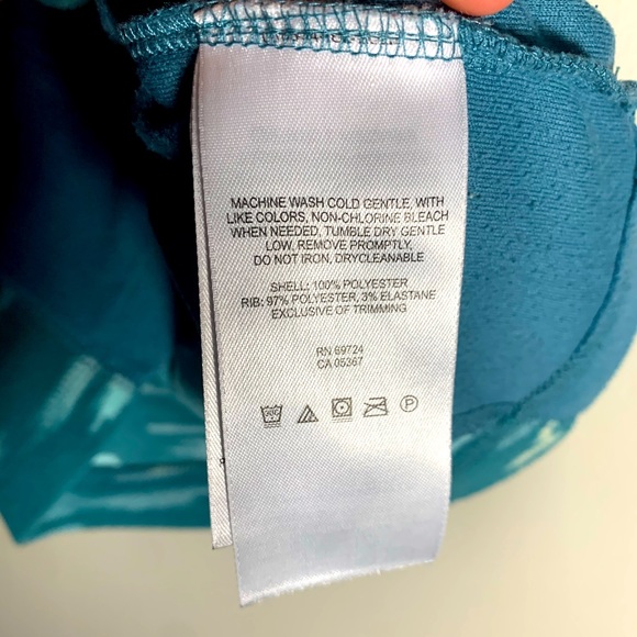 Columbia turquoise half zip fleece - Picture 4 of 6